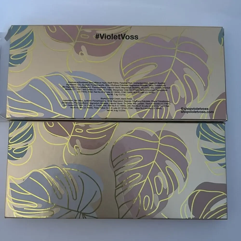 NWT violet Voss pretty in paradise eyeshadow and face palette